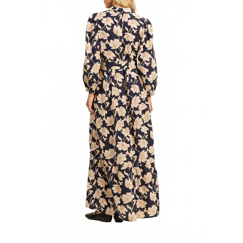 NEW TROVATA martina maxi dress in viola nocturne - Picture 4 of 5
